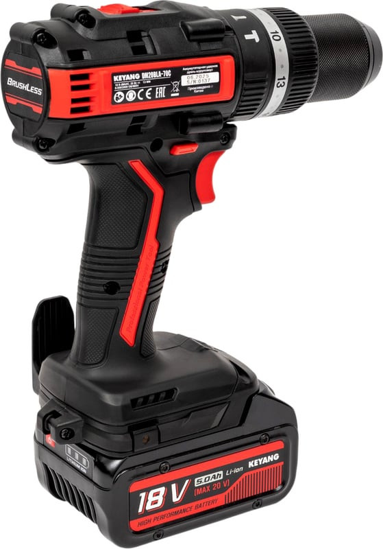 Аккумуляторная дрель-шуруповерт KEYANG DM20BLA-70C (Set) — фото 3