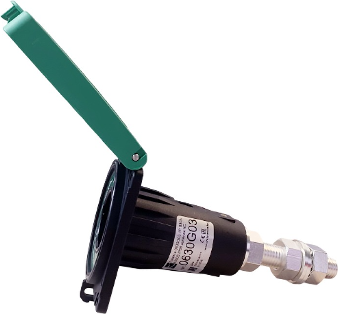 Розетка силовая КС YHT BX3 0400G03 1Р 400А 1000В IP68 / 0400G03 (зеленый) — фото 5
