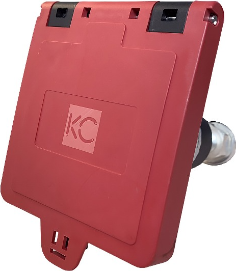 Розетка силовая КС YHT BX3 0800R04 1Р 800А 1000В IP68 / 0800R04 (красный) — фото 2