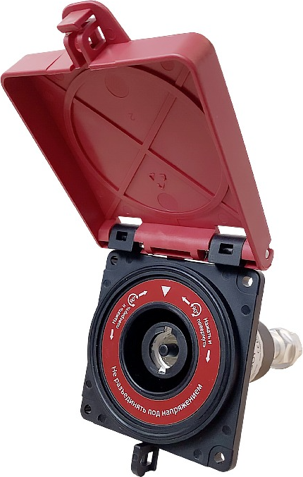 Розетка силовая КС YHT BX3 0800R04 1Р 800А 1000В IP68 / 0800R04 (красный)