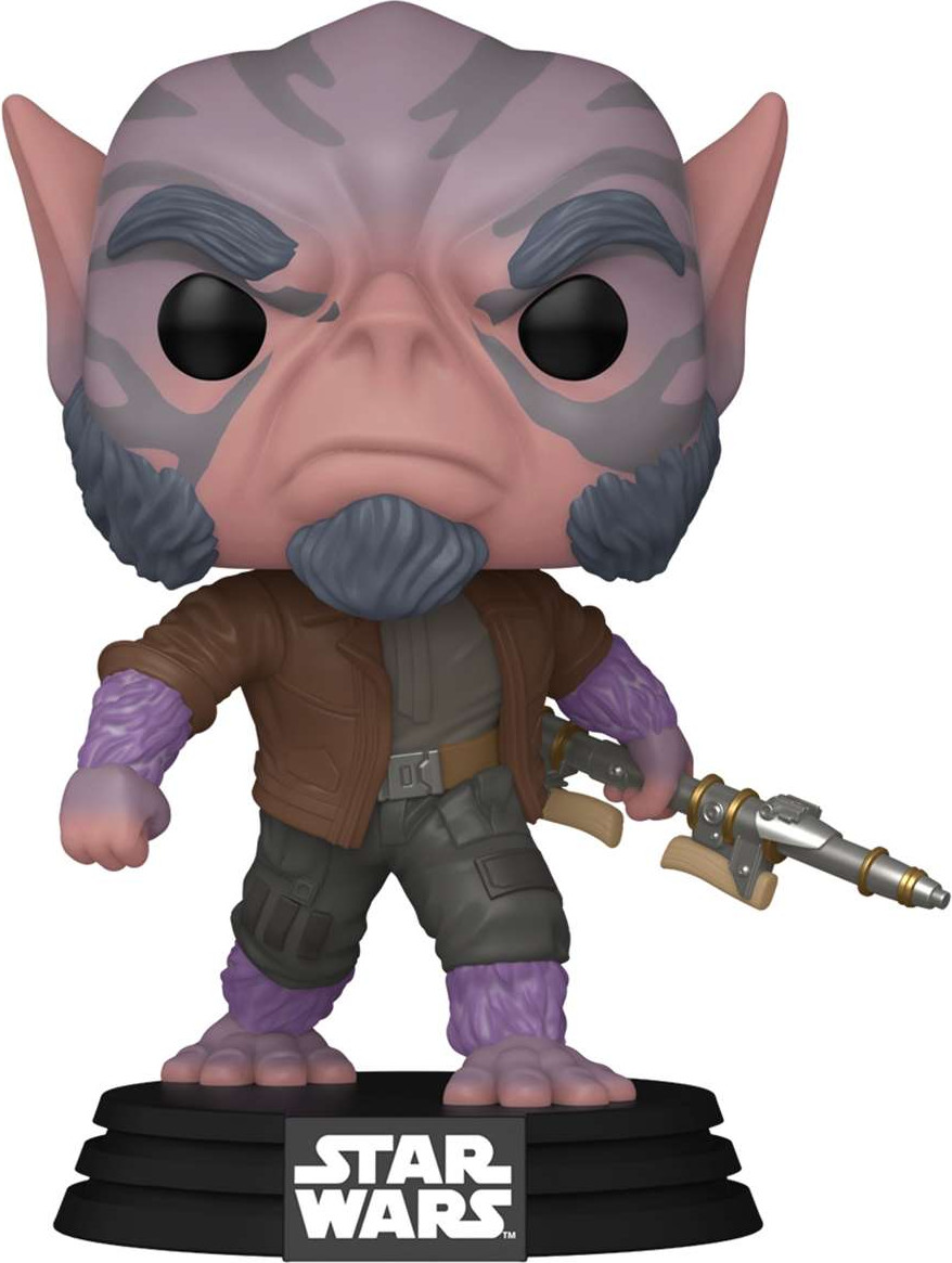 Фигурка коллекционная Funko POP! Bobble Star Wars M&G. Zeb Orrelios With Bo-Rifle / Fun90450