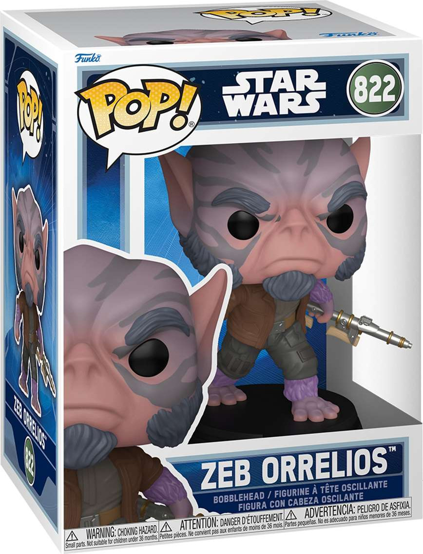 Фигурка коллекционная Funko POP! Bobble Star Wars M&G. Zeb Orrelios With Bo-Rifle / Fun90450 — фото 2
