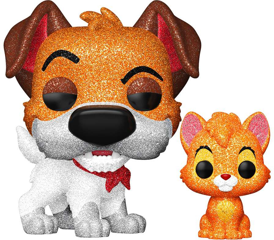 Набор фигурок коллекционных Funko POP! Oliver And Company. Dodger With Oliver DGLT Exc / Fun91909