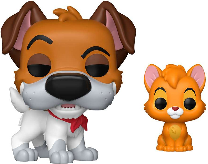 Набор фигурок коллекционных Funko POP! Oliver And Company. Dodger With Oliver w/Chase / Fun90329