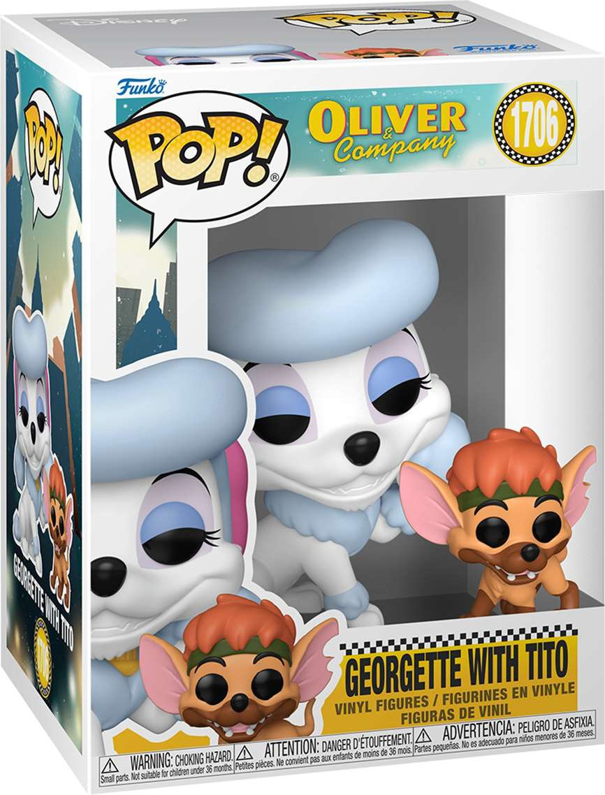 Набор фигурок коллекционных Funko POP! Disney. Oliver And Company. Georgette With Tito / Fun90330 — фото 2