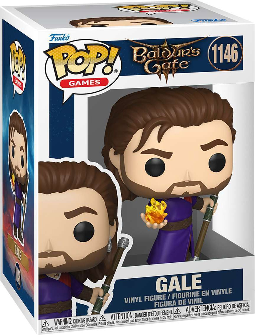 Фигурка коллекционная Funko POP! Games. Baldur's Gate S2. Gale w/Chase / Fun88347 — фото 2