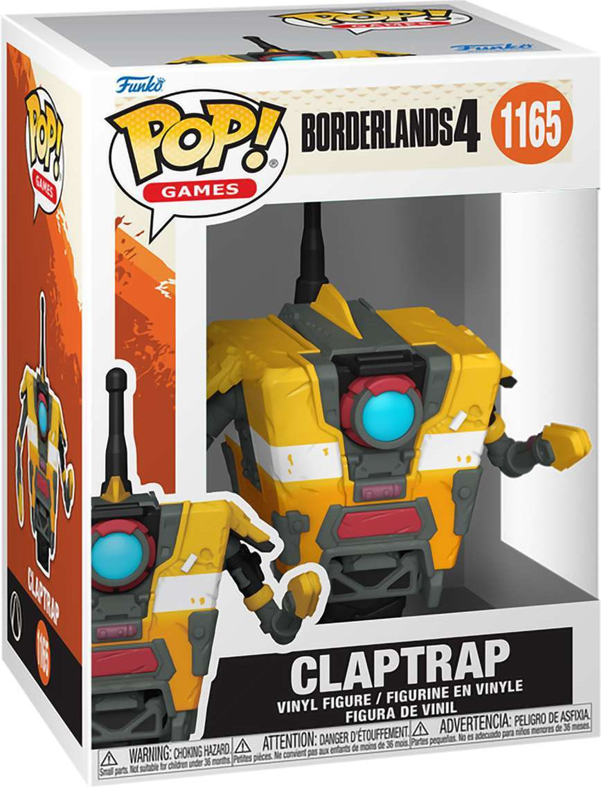 Фигурка коллекционная Funko POP! Games. Borderlands 4. Claptrap / Fun88277 — фото 2