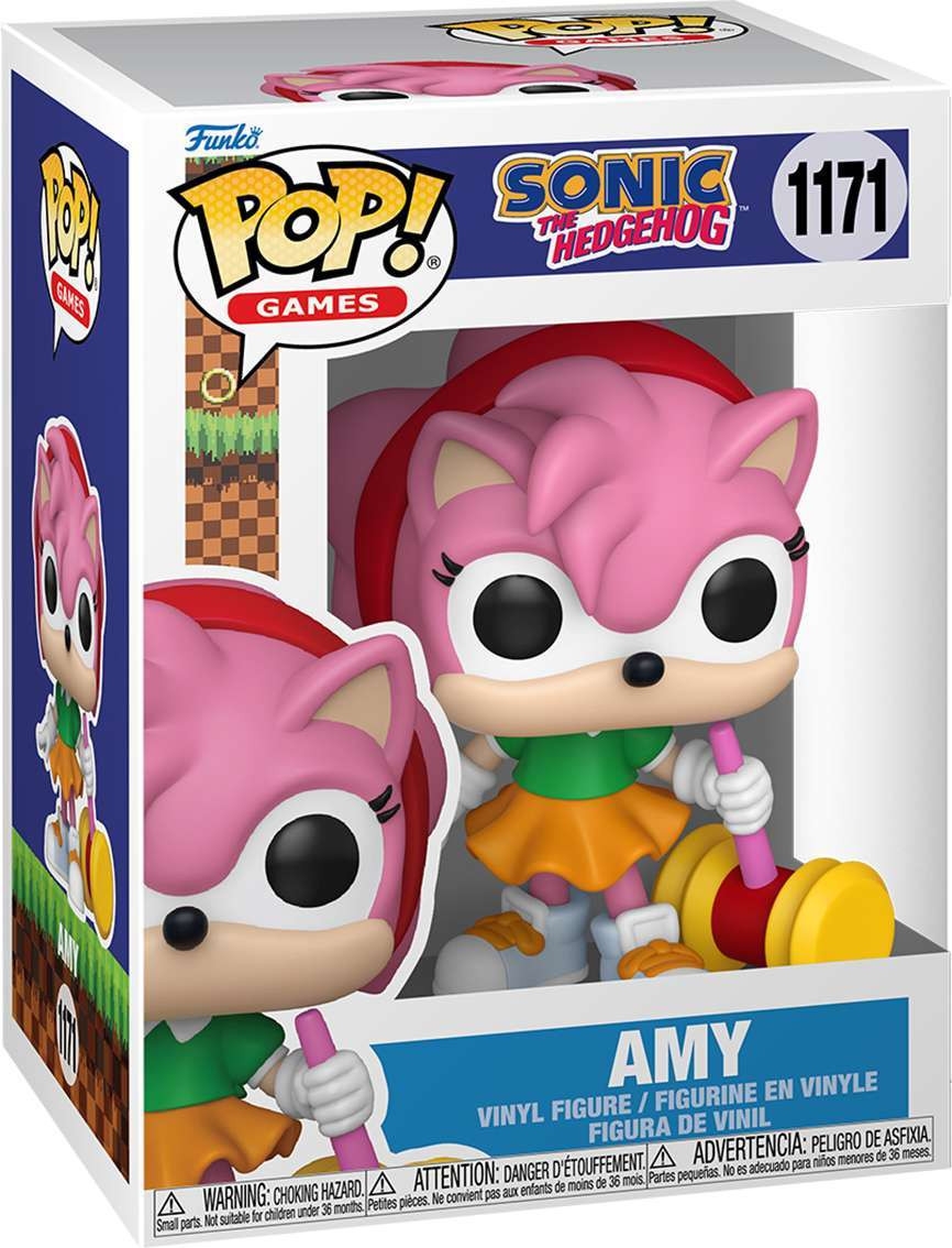 Фигурка коллекционная Funko POP! Games. Sonic The Hedgehog. Amy Rose w/Chase / Fun90834 — фото 2