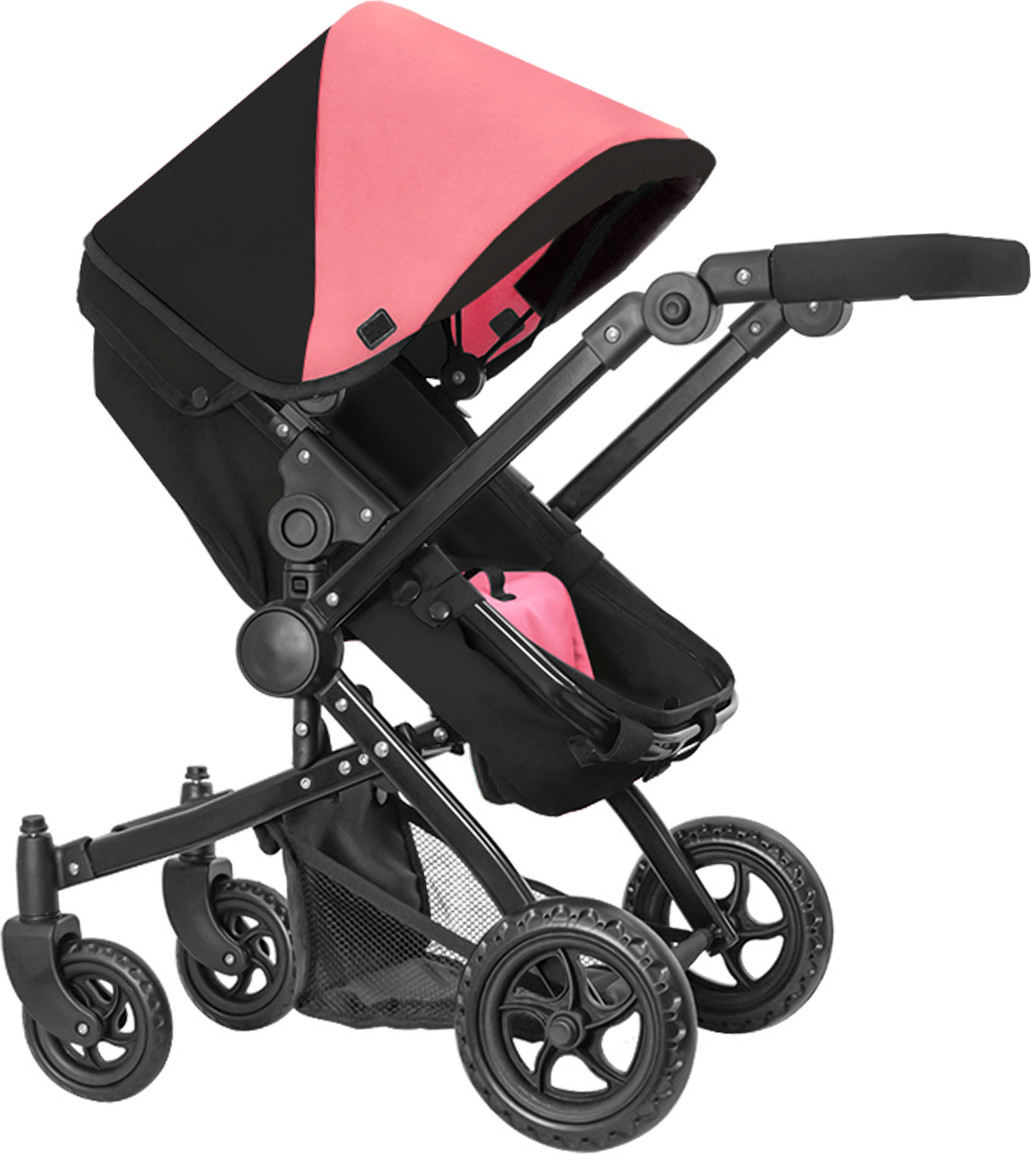 Коляска для куклы Carrello Maestro 2 в 1 / 9651B (Peach Pink) — фото 3