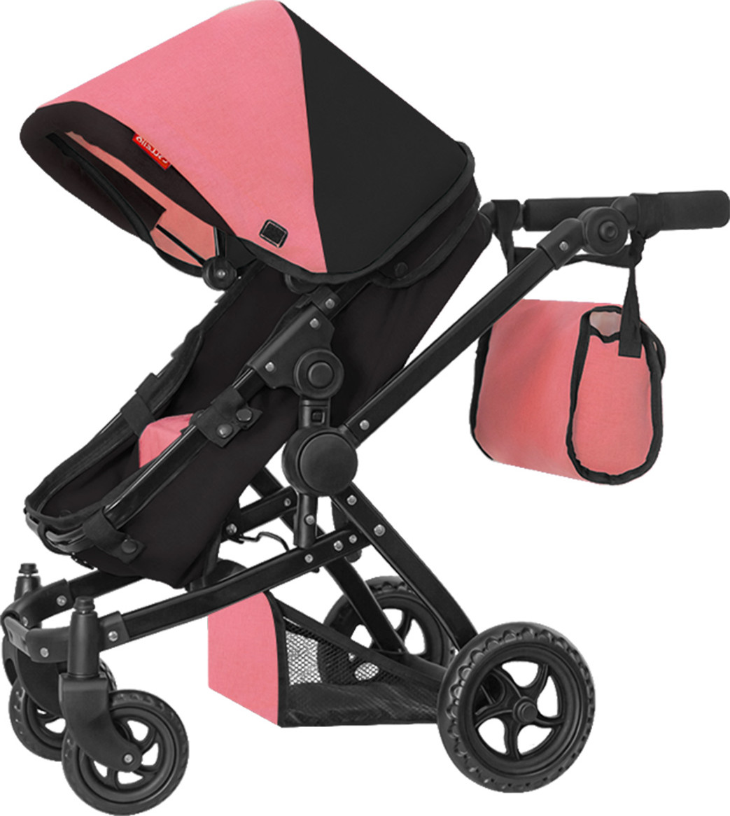 Коляска для куклы Carrello Maestro 2 в 1 / 9651B (Peach Pink) — фото 2