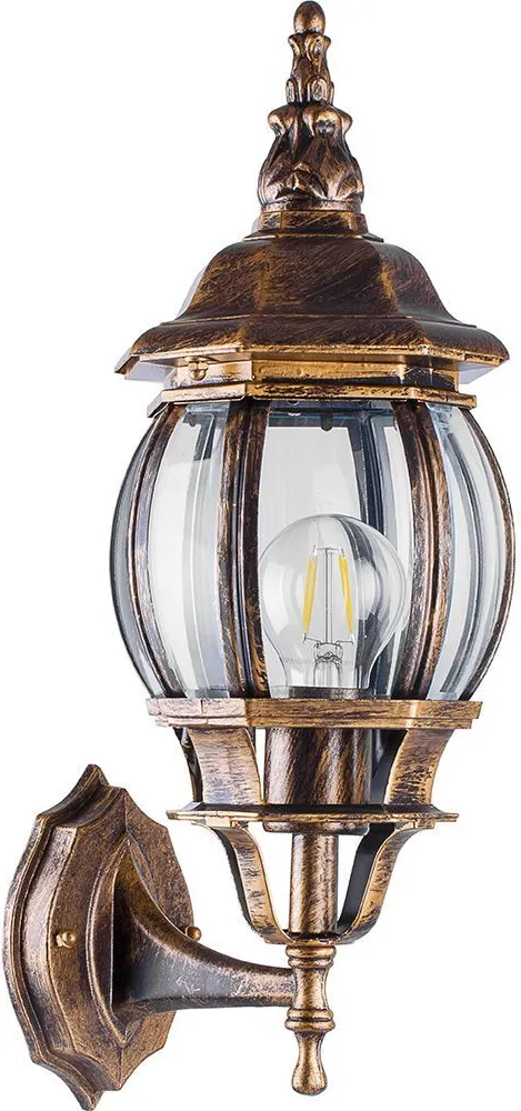 Бра уличное Feron PL8101 / 11244 (черное золото)