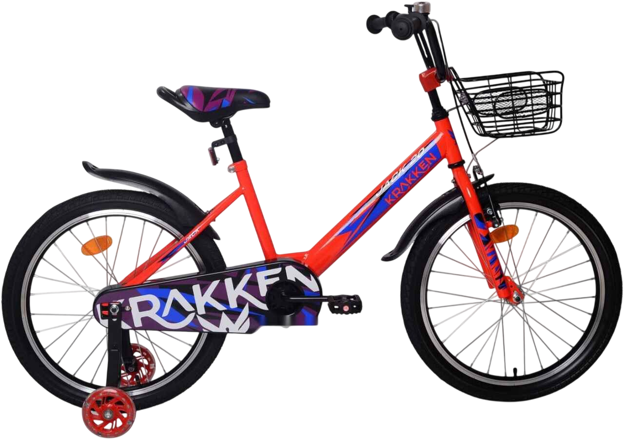 Детский велосипед Krakken Jack 20 2026 (20, красный, разобранный, в коробке)