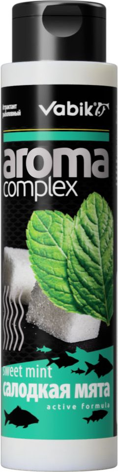Ароматизатор рыболовный Vabik Aroma Complex Сладкая Мята / 450644 (250мл)