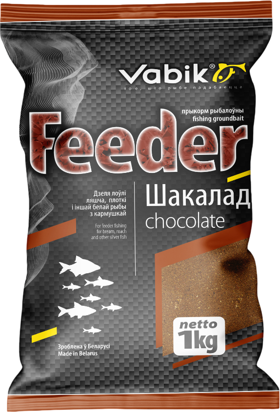 Прикормка рыболовная Vabik Feeder Шоколад / 450405 (1кг)