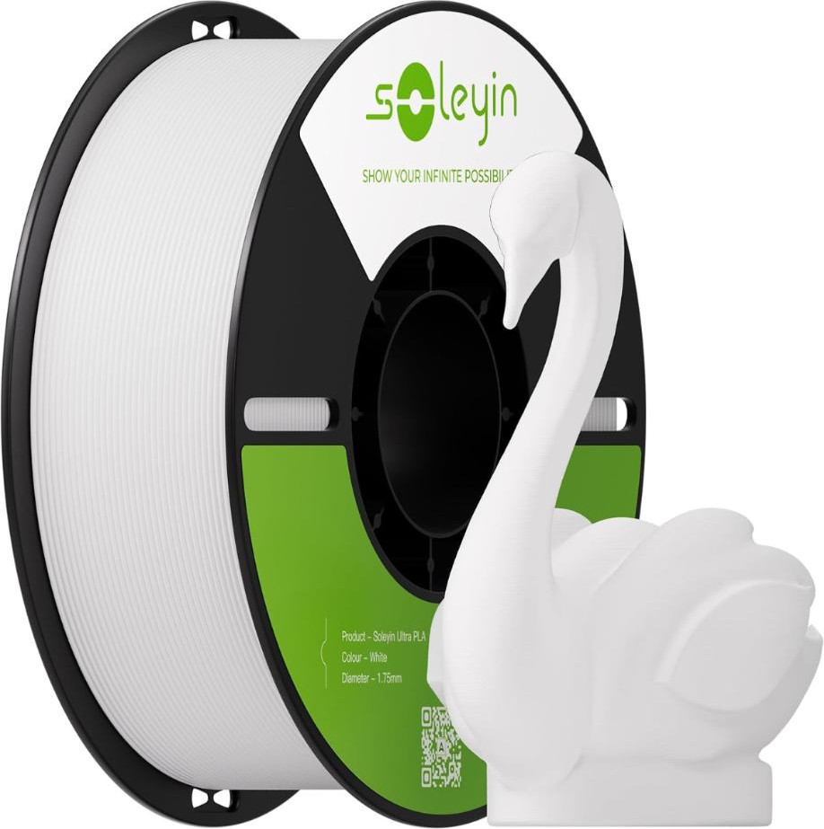 Пластик для 3D-печати Creality PLA Soleyin Ultra 1.75мм / 3301010561 (2кг, белый)