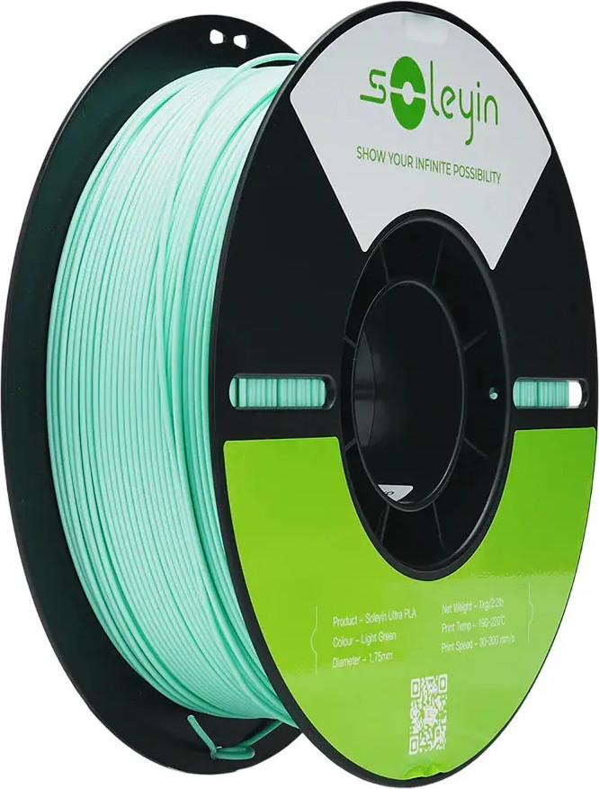 Пластик для 3D-печати Creality PLA Soleyin Ultra 1.75мм / 3301010603 (1кг, светло-зеленый)