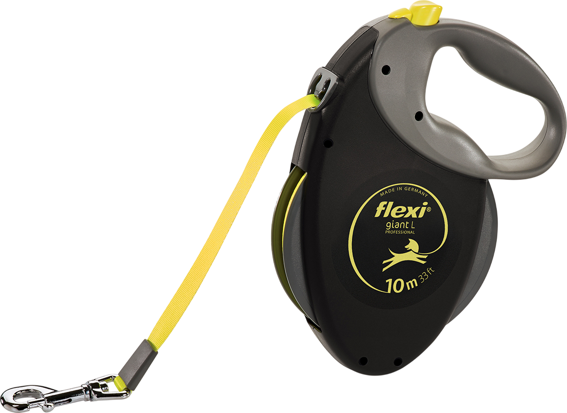 Поводок-рулетка Flexi Giant Professional / 21409 (L, черный/неон)