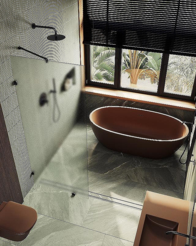 Душевая стенка MaybahGlass 79x195 / MGD-268-6 (сатин стекло/черный) — фото 5