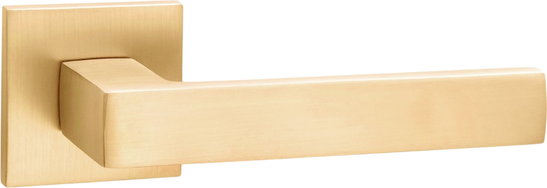 Ручка дверная Tixx Примула / 231-03 slim SSG (золото матовое сатинированное)