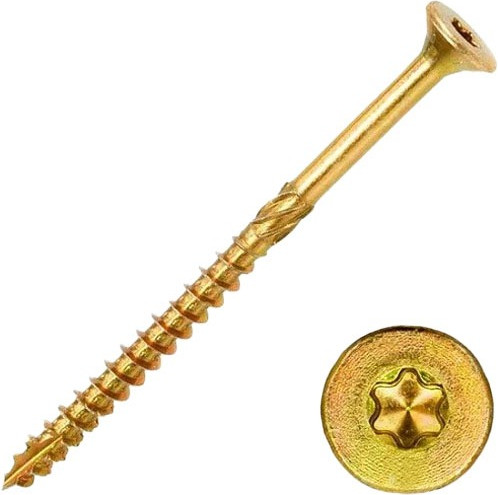 Саморез MFIX Конструкционный потайной по дереву 3.5x50 TORX 15 (250шт) — фото 2