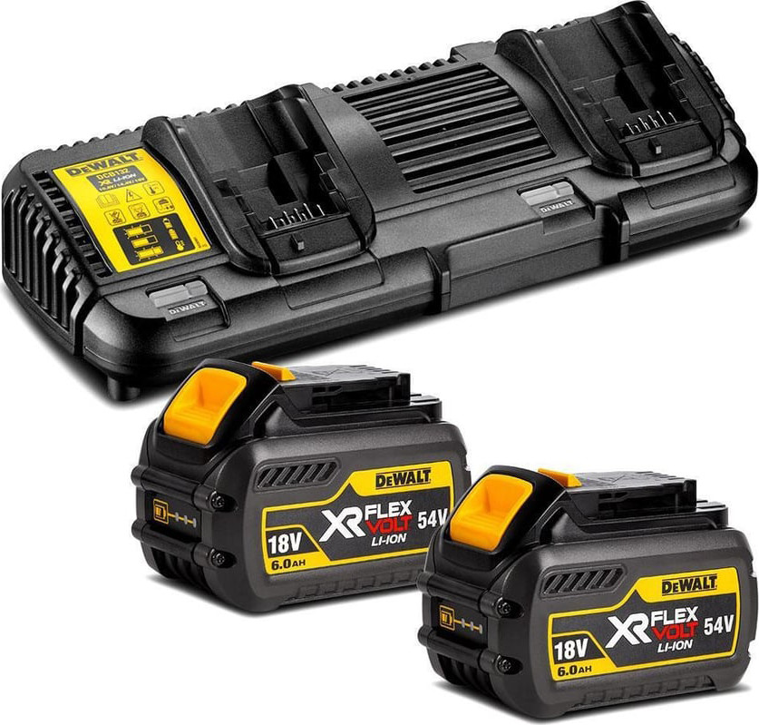 Зарядное устройство для электроинструмента DeWalt DCB132 + аккумуляторы / DCB132T2