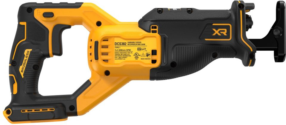 Профессиональная сабельная пила DeWalt DCS382NT — фото 4
