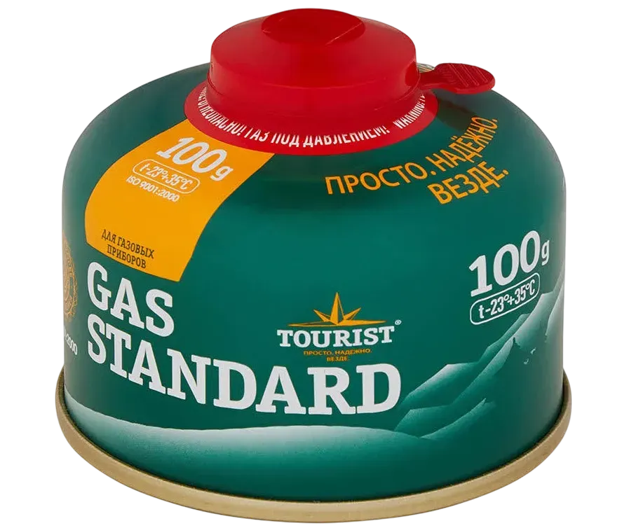 Газовый баллон туристический Tourist Standard TBR-100 (50шт)