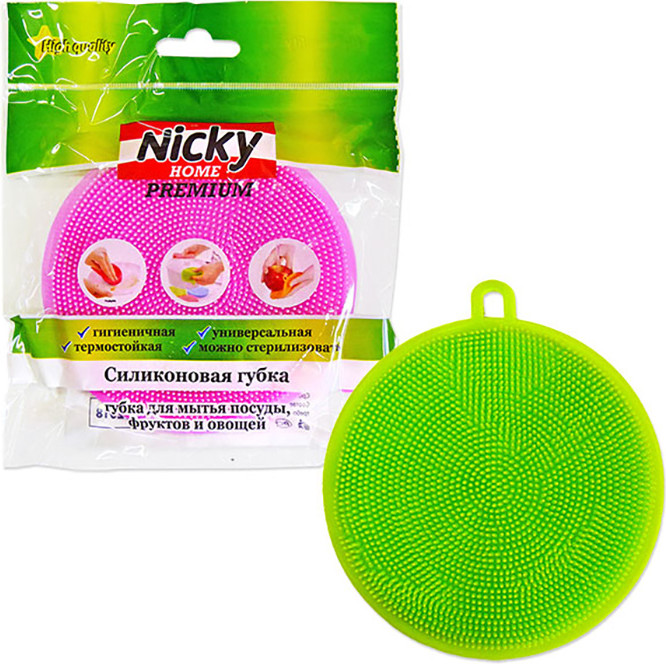 Губка для мытья посуды Антелла Nicky Home Premium 25037