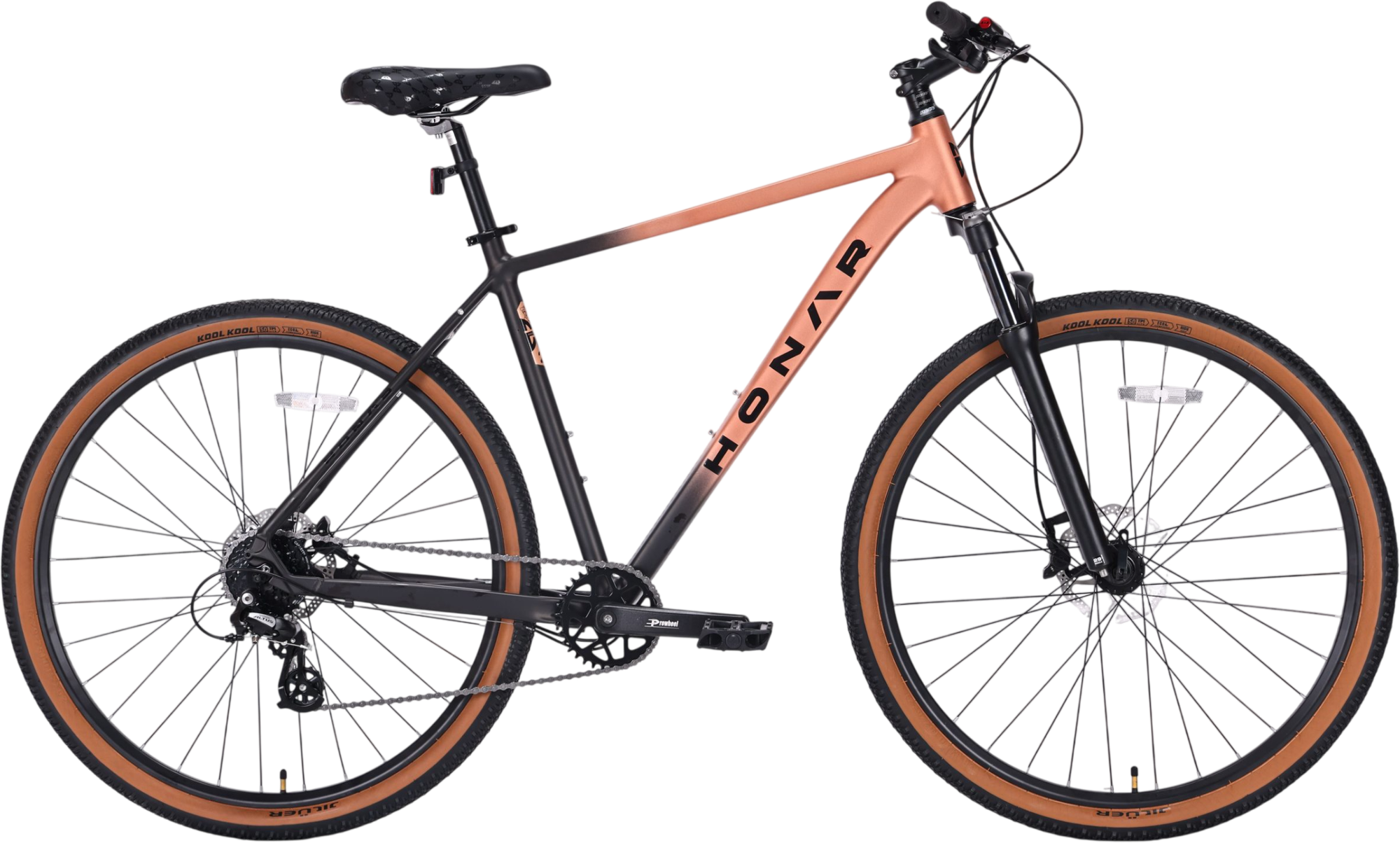 Велосипед Honar M1.8 (21, черно-медный)