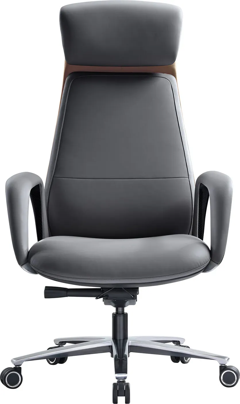 Кресло офисное Hawasan Premium EX-820 / 533238 (графит/коричневый)