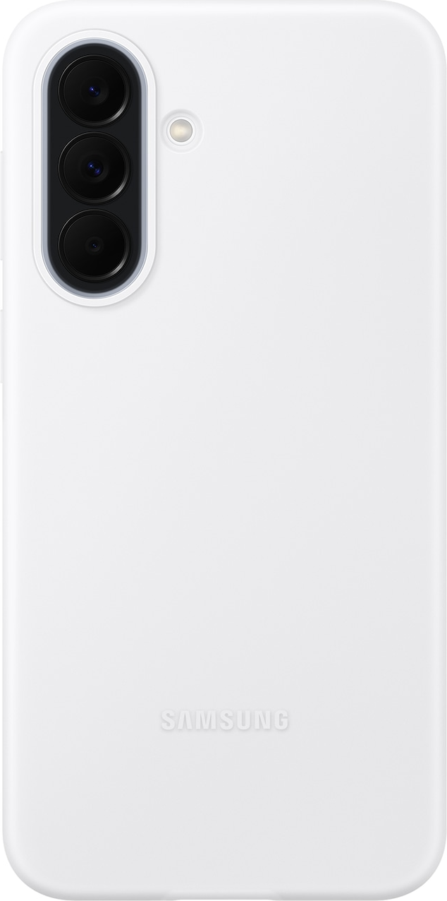 Чехол-накладка Samsung Silicone Case для A37 / EF-PA376CJEGRU (светло-серый) — фото 3
