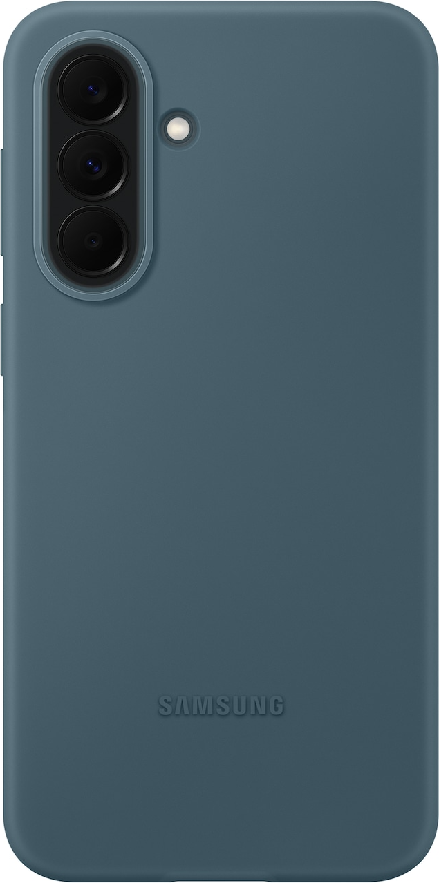 Чехол-накладка Samsung Silicone Case для A37 / EF-PA376CKEGRU (темно-зеленый) — фото 3