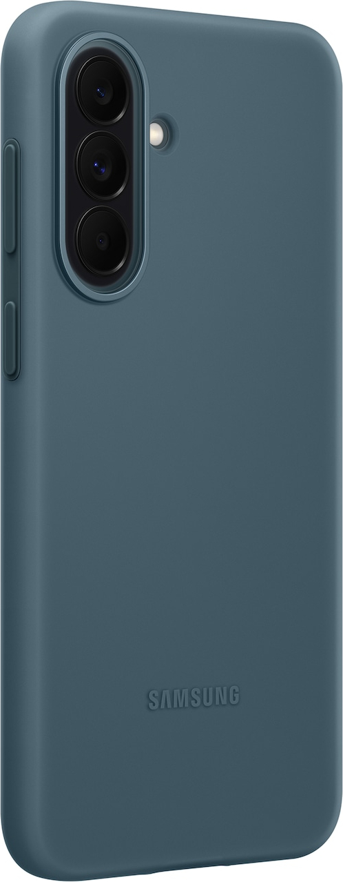 Чехол-накладка Samsung Silicone Case для A37 / EF-PA376CKEGRU (темно-зеленый) — фото 4