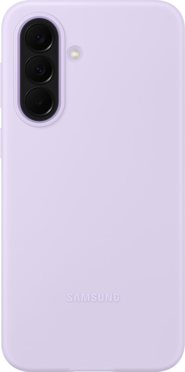Чехол-накладка Samsung Silicone Case для A37 / EF-PA376CVEGRU (светло-фиолетовый) — фото 3