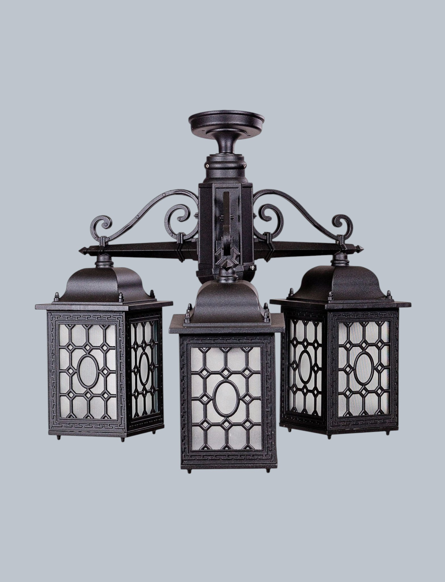 Светильник уличный Oasis Light London S 64870SA/3 Bl