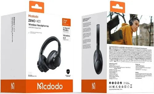 Беспроводные наушники McDodo H01 Series ENC (черный) — фото 5