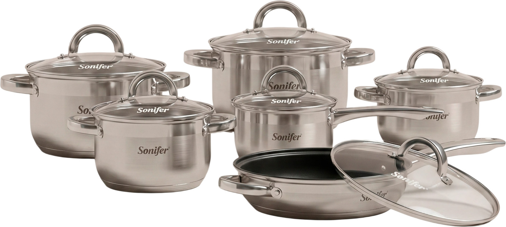 Набор кухонной посуды Sonifer SF-1144 (12пр)