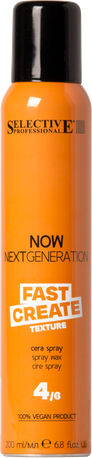 Спрей для укладки волос Selective Professional Now Fast Create Спрей-воск (200мл)