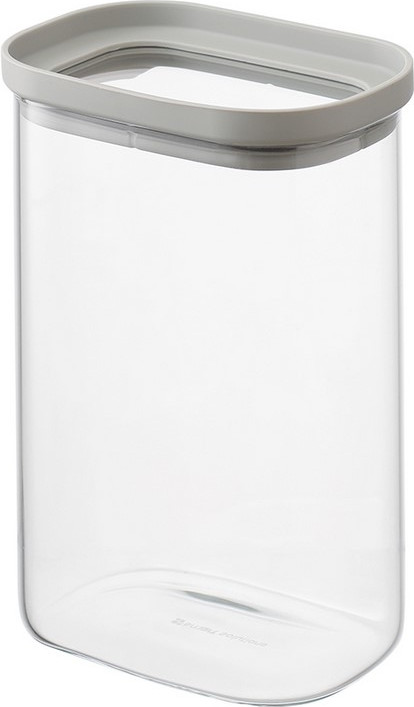 Емкость для хранения Smart Solutions Vacuum Glass / SS0000391 (светло-серый)