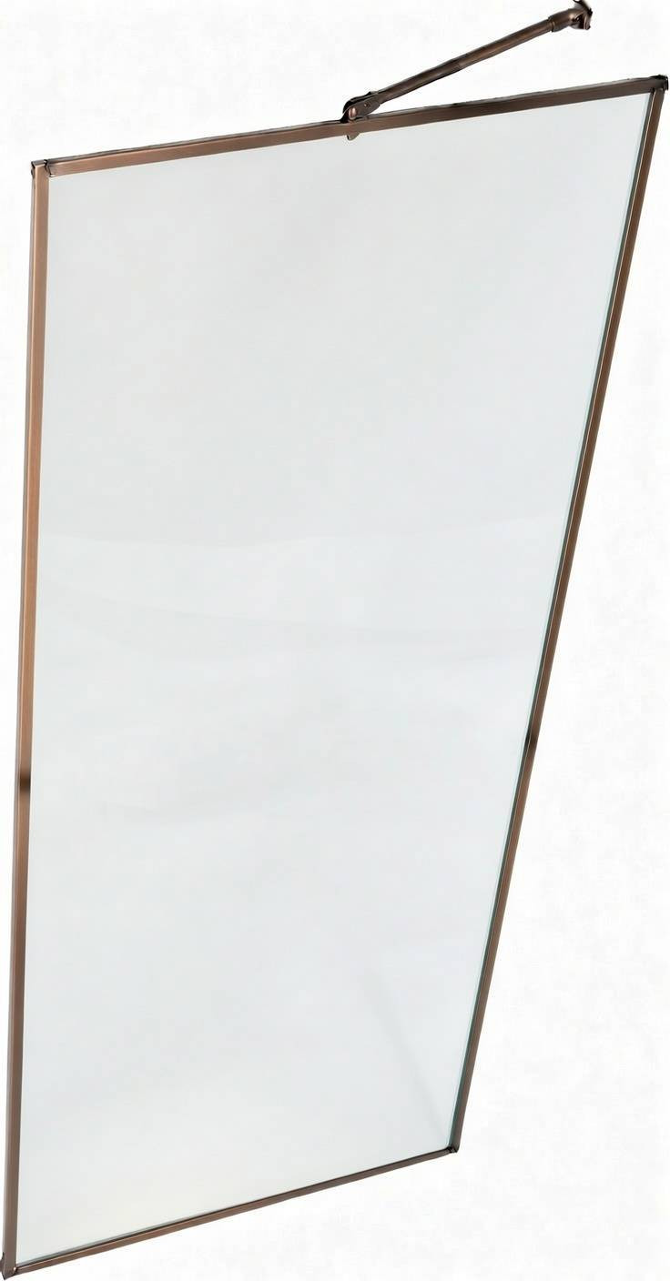 Душевая стенка MaybahGlass 109x195 / MGD-834-2 (прозрачное стекло/бронза)