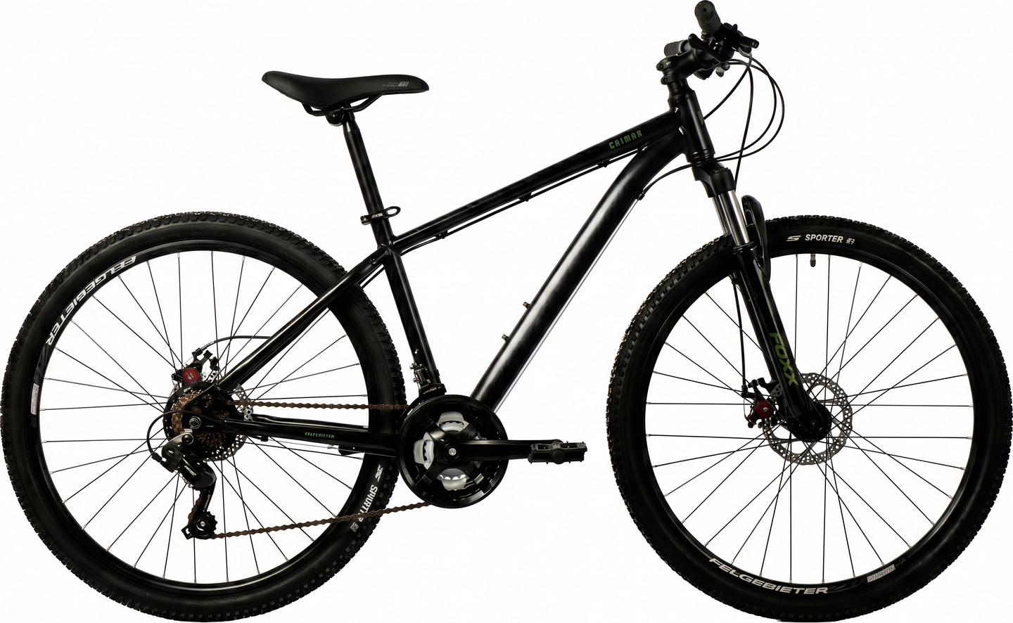 Велосипед Foxx Caiman 27.5 / 27SHD.CAIMAN.16BK6 (черный)