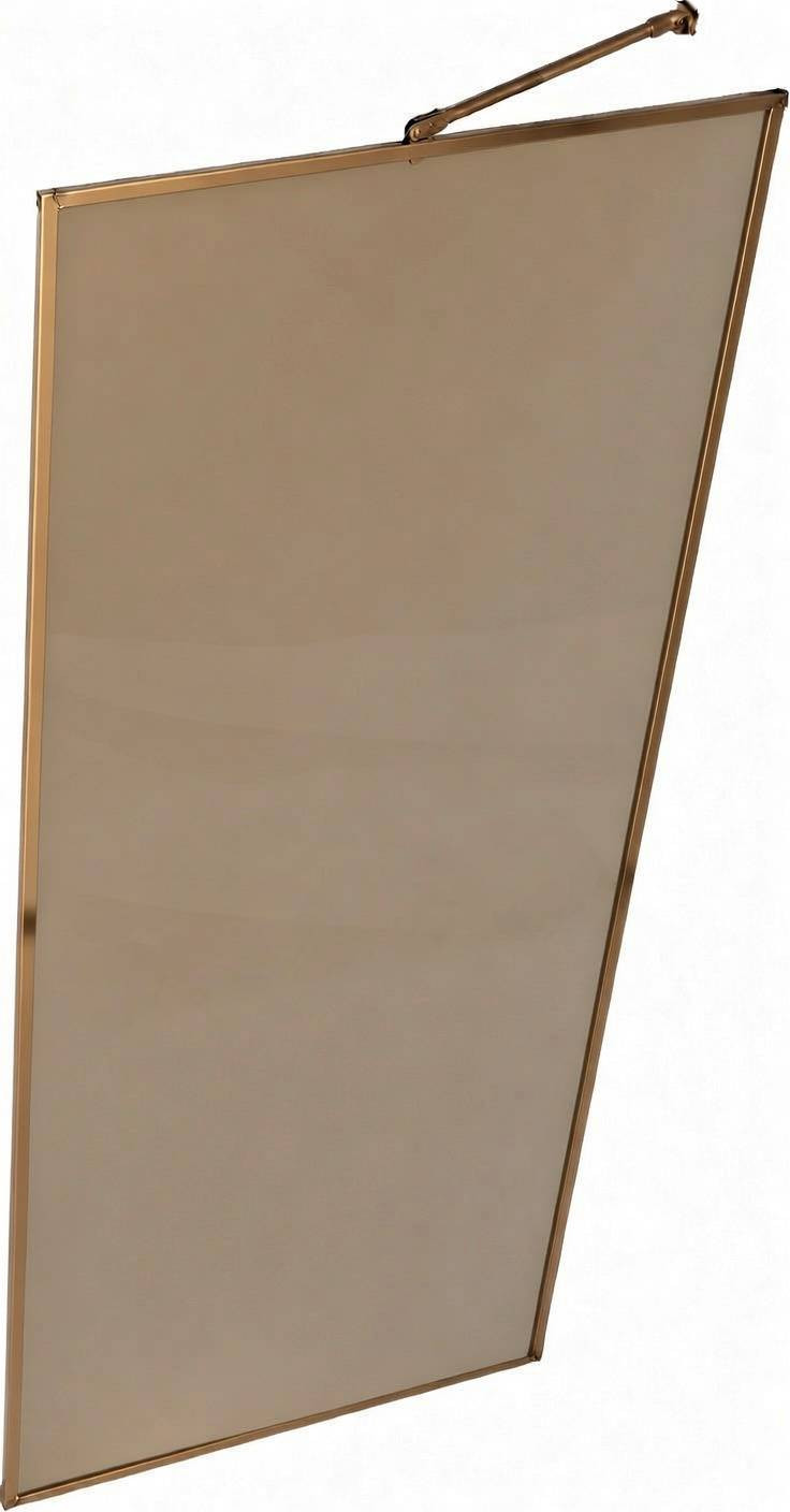 Душевая стенка MaybahGlass 109x195 / MGD-835-2 (бронзовое стекло/бронза)