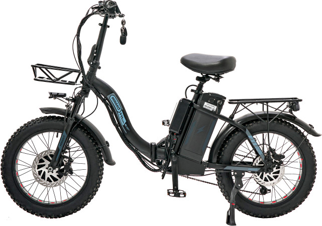 Электровелосипед Minako F11 Dual 48V 20 ah (черный)