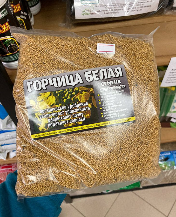 Сидерат РостокБел Горчица белая (0.8кг) — фото 3