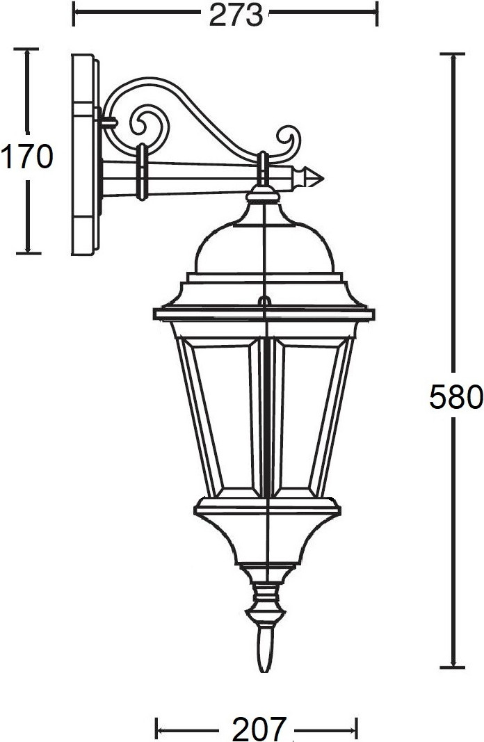 Бра уличное Oasis Light Astoria 2 91402L 02 cover Gw — фото 2