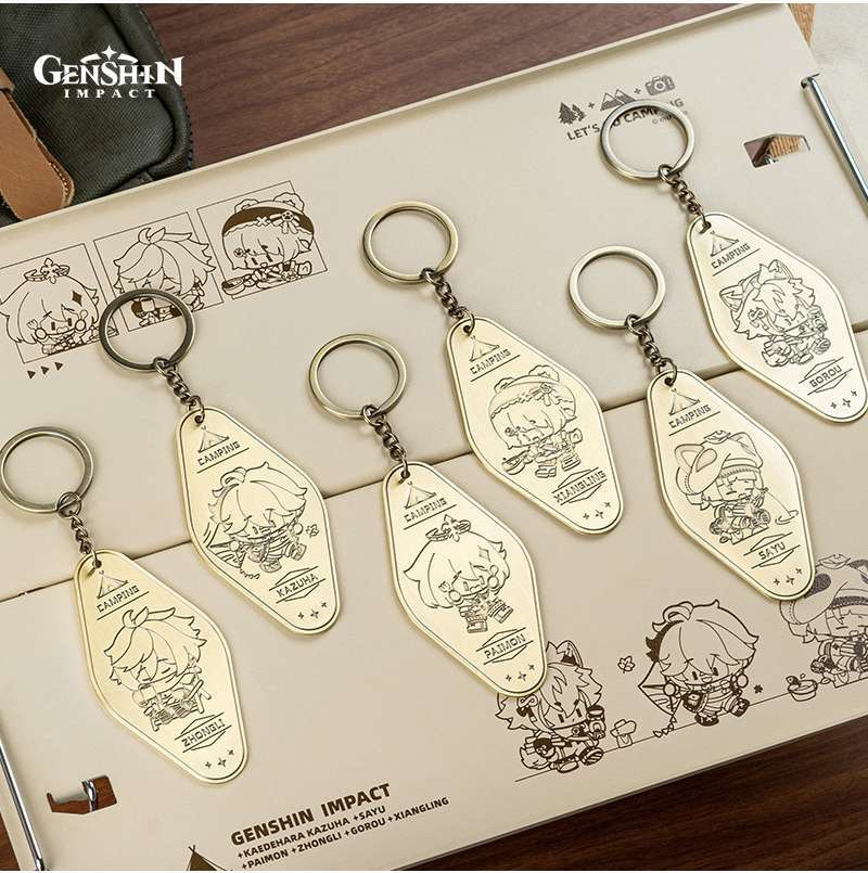 Брелок miHoYo Go Camping! Series Metallic Keychain Gorou / GEN403 — фото 3