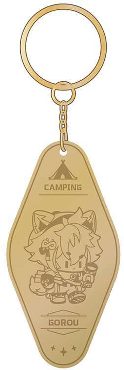 Брелок miHoYo Go Camping! Series Metallic Keychain Gorou / GEN403