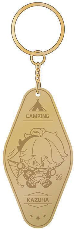 Брелок miHoYo Go Camping! Series Metallic Keychain Kaedehara Kazuha / GEN404