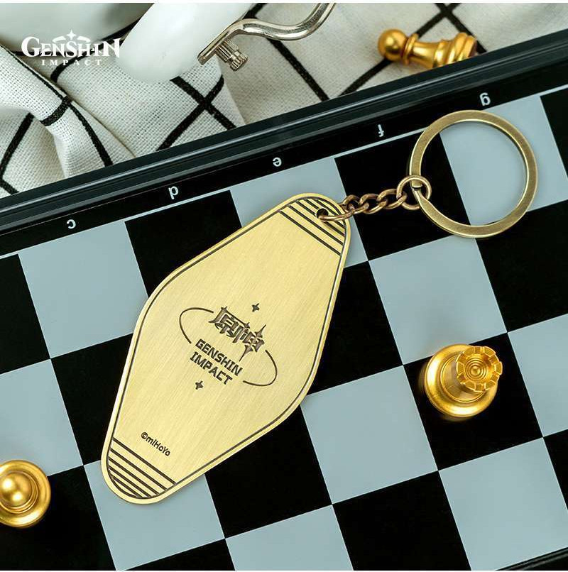 Брелок miHoYo Go Camping! Series Metallic Keychain Xiangling / GEN12 — фото 2
