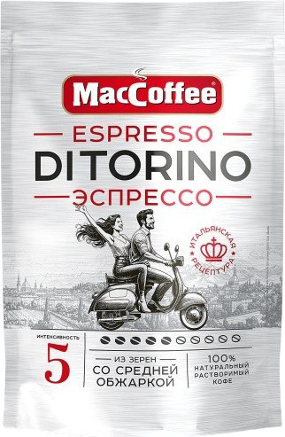 Кофе растворимый MacCoffee Эспрессо Диторино (70г)
